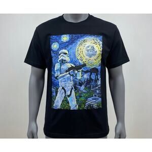 Star Wars x Fifth Sun | Stormtrooper Starry Night Van Gogh | t-shirt | medium